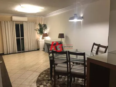 Apartamento com 3 Quartos para alugar, 160m² no Campo Grande, Santos