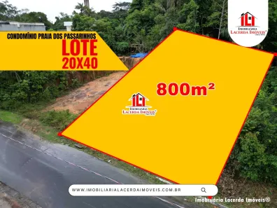 Lote/Terreno à venda, 800m² no Ponta Negra, Manaus