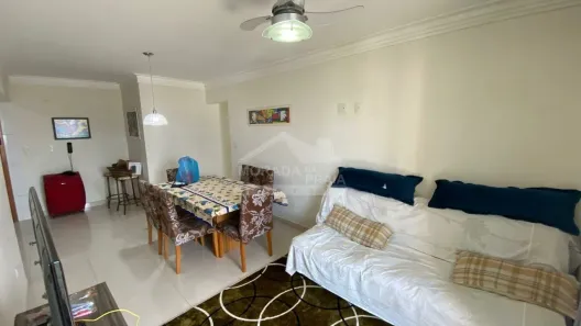 Apartamento com 2 Quartos para alugar, 92m² no Guilhermina, Praia Grande