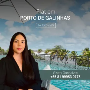 Apartamento com 1 Quarto à venda, 33m² no Porto de Galinhas, Ipojuca