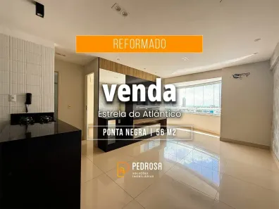 Apartamento com 2 Quartos à venda, 59m² no Ponta Negra, Natal