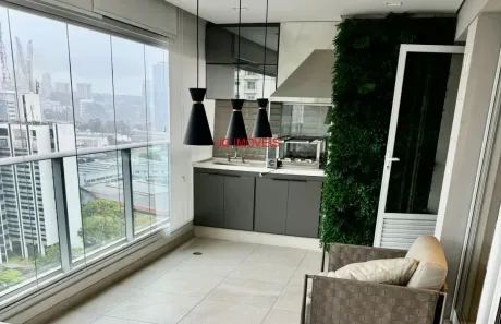Apartamento com 3 Quartos para alugar, 130m² no Vila Gertrudes, São Paulo