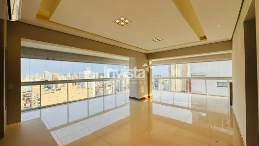 Apartamento com 3 Quartos para alugar, 170m² no Embaré, Santos