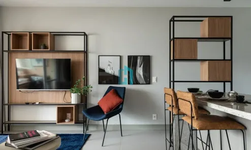 Apartamento com 1 Quarto para venda ou aluguel, 42m² no Campo Belo, São Paulo