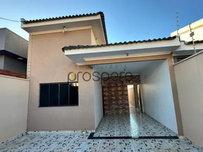 Casa com 3 Quartos à venda, 128m² no Jardim Novo Bongiovani, Presidente Prudente