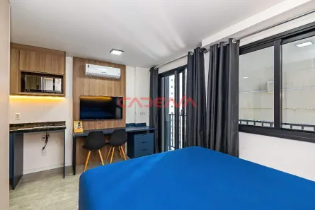 Apartamento com 1 Quarto para alugar, 23m² no Centro, Curitiba