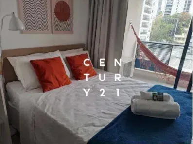 Apartamento com 1 Quarto para venda ou aluguel, 25m² no Cerqueira César, São Paulo