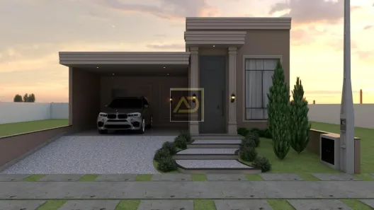 Casa de Condomínio com 3 Quartos à venda, 203m² no Loteamento Park Gran Reserve, Indaiatuba