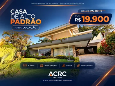 Casa com 5 Quartos para alugar, 700m² no Itoupava Seca, Blumenau