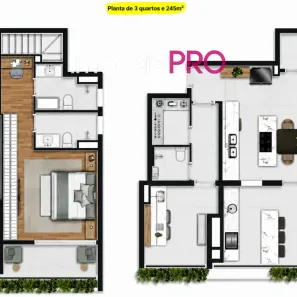 Cobertura com 3 Quartos à venda, 245m² no Sumarezinho, São Paulo