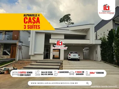 Casa de Condomínio com 3 Quartos à venda, 204m² no Ponta Negra, Manaus
