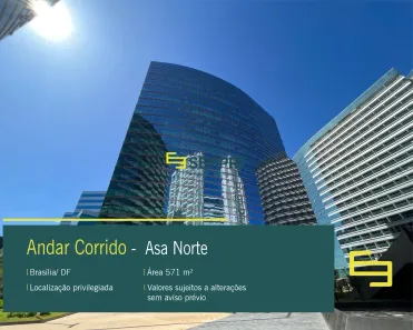 Imóvel Comercial para alugar, 571m² no Asa Norte, Brasília