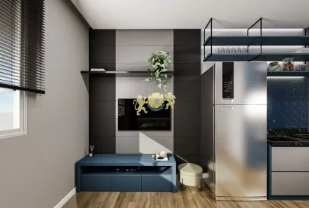 Flat com 1 Quarto à venda, 15m² no República, São Paulo
