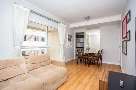 Apartamento com 1 Quarto para alugar, 48m² no Centro, Curitiba