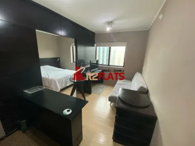 Apartamento com 1 Quarto para alugar, 28m² no Indianópolis, São Paulo