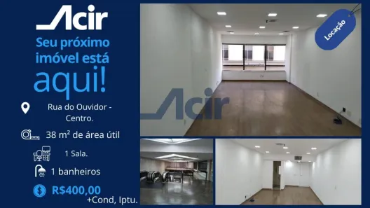 Sala Comercial à venda, 37m² no Centro, Rio de Janeiro