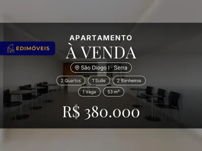 Apartamento com 2 Quartos à venda, 53m² no São Diogo I, Serra