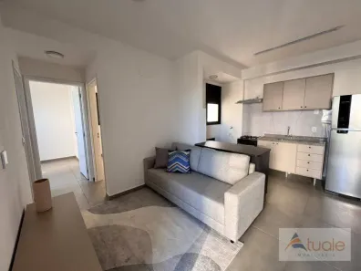 Apartamento com 2 Quartos para alugar, 56m² no Jardim Santa Amélia, Hortolândia