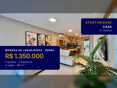 Casa com 3 Quartos à venda, 182m² no Morada de Laranjeiras, Serra