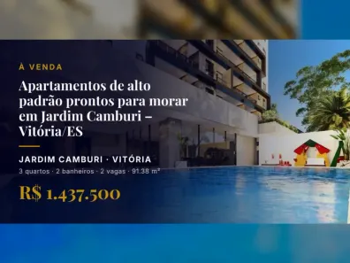 Apartamento com 3 Quartos à venda, 91m² no Jardim Camburi, Vitória