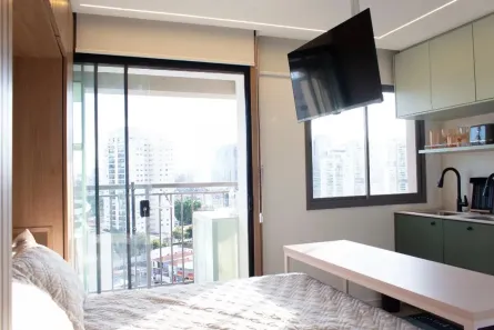 Kitnet com 1 Quarto à venda, 25m² no Santo Amaro, São Paulo
