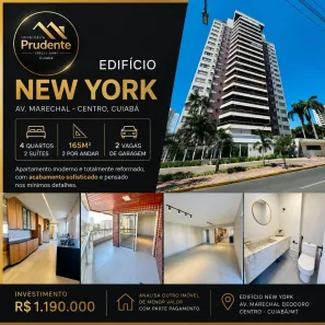 Apartamento com 4 Quartos à venda, 165m² no Centro-Norte, Cuiabá