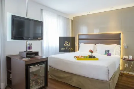 Flat com 1 Quarto para alugar, 30m² no Vila Olímpia, São Paulo