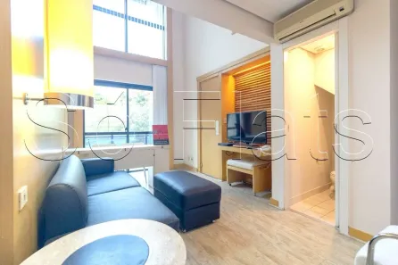 Flat com 1 Quarto à venda, 42m² no Moema, São Paulo