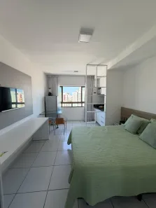 Apartamento com 1 Quarto para alugar, 28m² no Boa Viagem, Recife