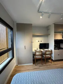 Apartamento com 1 Quarto para alugar, 21m² no Moema, São Paulo