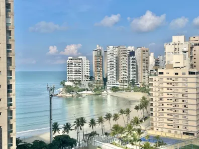 Apartamento com 2 Quartos para alugar, 78m² no Vila Alzira, Guarujá