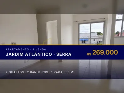 Apartamento com 2 Quartos à venda, 60m² no Jardim Atlântico, Serra