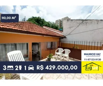 Casa com 3 Quartos à venda, 110m² no Jardim Centenário, São Paulo
