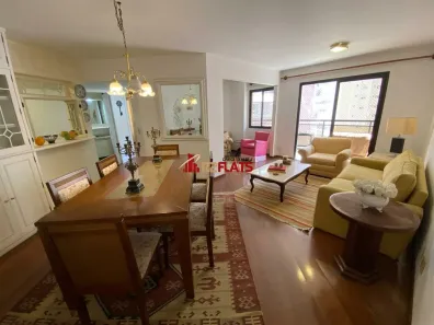 Flat com 3 Quartos para alugar, 130m² no Indianópolis, São Paulo