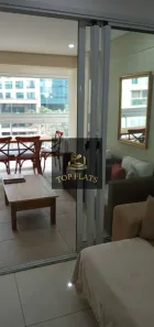 Flat com 2 Quartos para alugar, 98m² no Cidade Monções, São Paulo