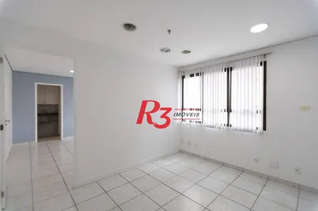 Sala Comercial para alugar, 40m² no Macuco, Santos