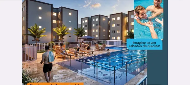 Apartamento com 2 Quartos à venda, 44m² no Vila Maioba do Janipapeiro, Paço do Lumiar