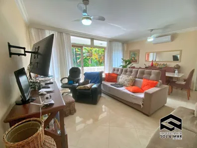 Apartamento com 3 Quartos para venda ou aluguel, 137m² no Enseada, Guarujá