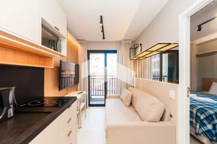 Apartamento com 1 Quarto para alugar, 26m² no Centro, Curitiba