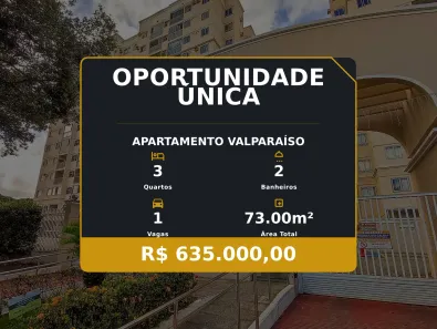 Apartamento com 3 Quartos à venda, 73m² no Valparaíso, Serra