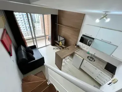 Flat com 1 Quarto para alugar, 39m² no Cidade Monções, São Paulo
