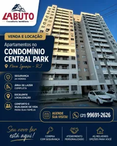 Apartamento com 2 Quartos para venda ou aluguel, 56m² no Aero Clube, Nova Iguaçu