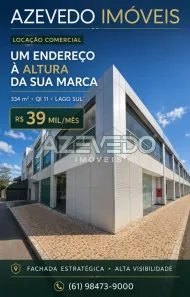 Ponto Comercial para alugar, 334m² no Setor de Habitações Individuais Sul, Brasília