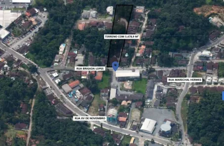 Lote/Terreno à venda, 5479m² no Glória, Joinville