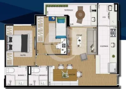 Apartamento com 2 Quartos à venda, 64m² no Vila Prudente, São Paulo