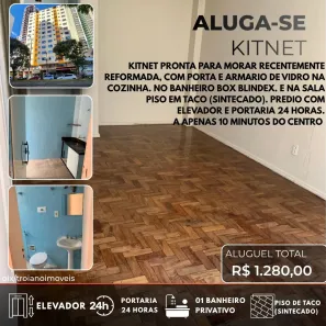 Apartamento com 1 Quarto para alugar, 48m² no Alto dos Passos, Juiz de Fora