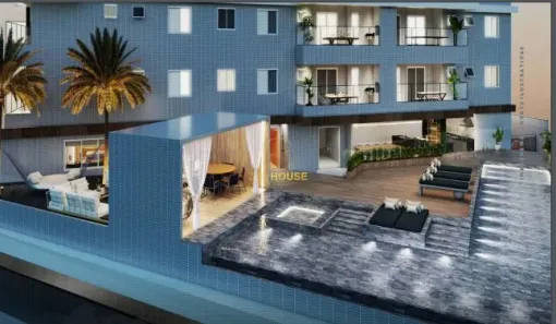 Apartamento com 2 Quartos à venda, 72m² no Guilhermina, Praia Grande