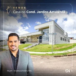 Casa de Condomínio com 4 Quartos à venda, 360m² no Cajupiranga, Parnamirim