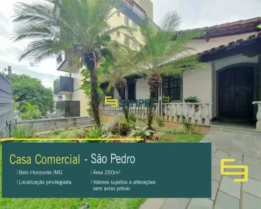 Imóvel Comercial para alugar, 260m² no Santo Antônio, Belo Horizonte