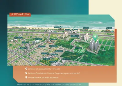 Apartamento com 2 Quartos à venda, 48m² no Vicente Pinzon, Fortaleza